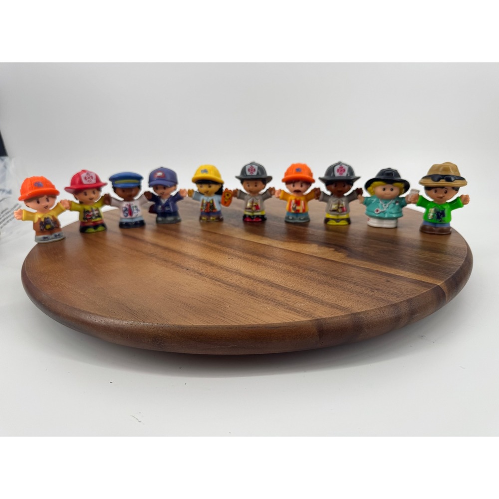 Fisher-Price Little People Community Helpers Figures Lot 10pc Multicolor Careers